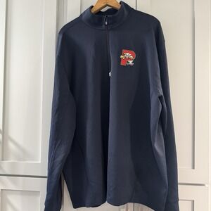Cutter & Buck Portland Sea Dogs Blue Quarter Zip XXL Performance Golf Pullover